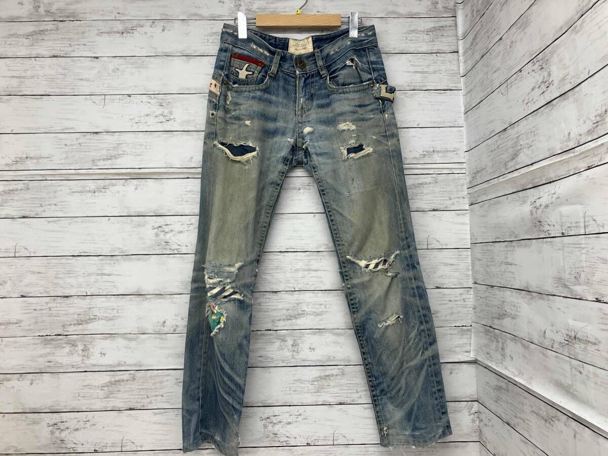 LOLITA JEANS／ジーンズ／デニム／奈良美智モデル／ダメージ加工／XXS