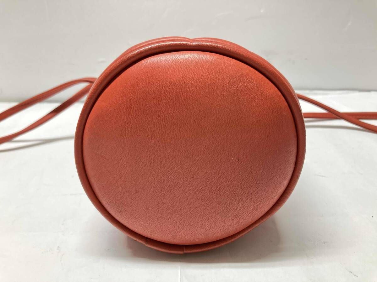 COACH コーチ 4144 ショルダーバッグ 巾着バッグ 赤系 アウトレット