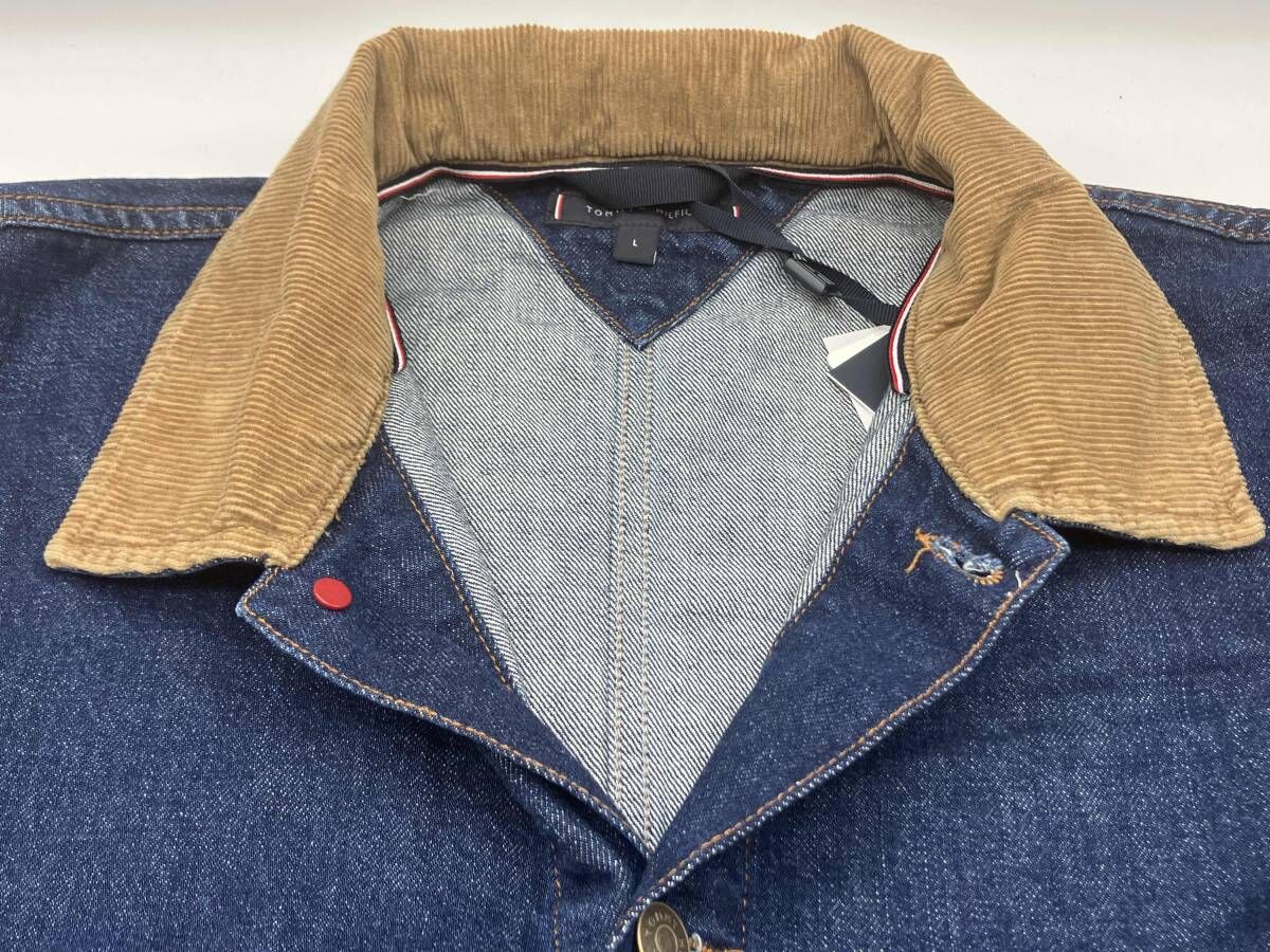 TOMMY HILFIGER CHORE JACKET LINCOLN INDIGO トミーヒルフィガー デニム チョア ジャケット リンカーン インディゴ MW40374 サイズL