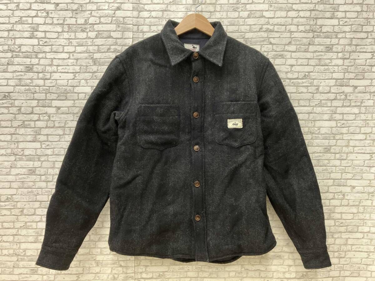 GANGSTERVILLE / ジャケット/M/ウール/ブラック/GSV-11-MW-03 GANGSTERVILLE ギャングスタービル ウールジャケット GSV-11-MW-03