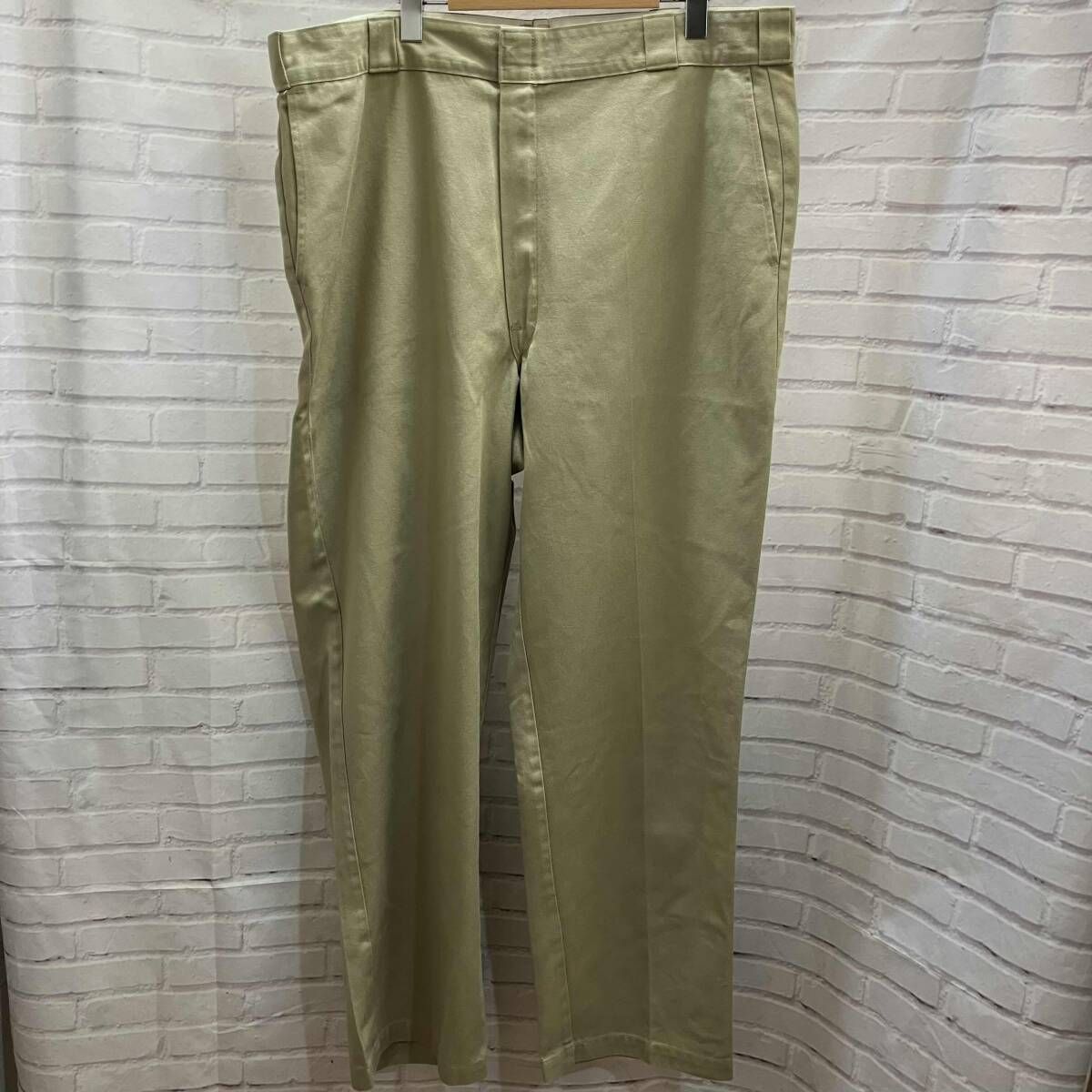 Dickies ディッキーズ ロングパンツ 90 s ワークパンツ 古着 ベージュ サイズ W 42
