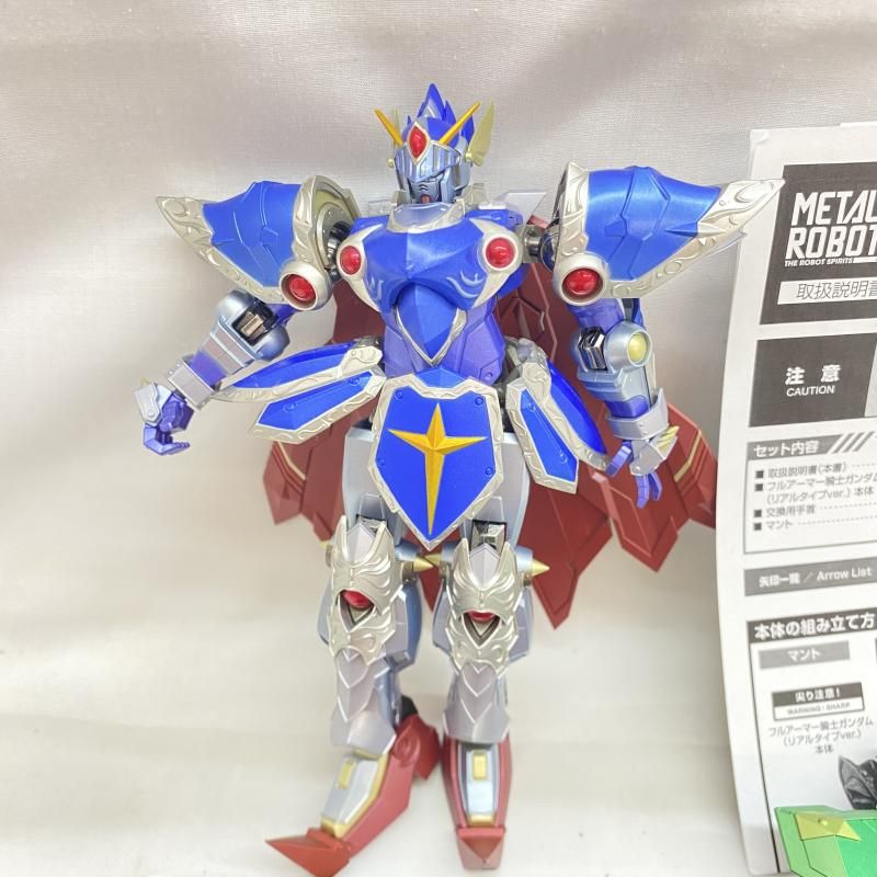 中古】ジャンク)METAL ROBOT魂 フルアーマー騎士ガンダム（リアル