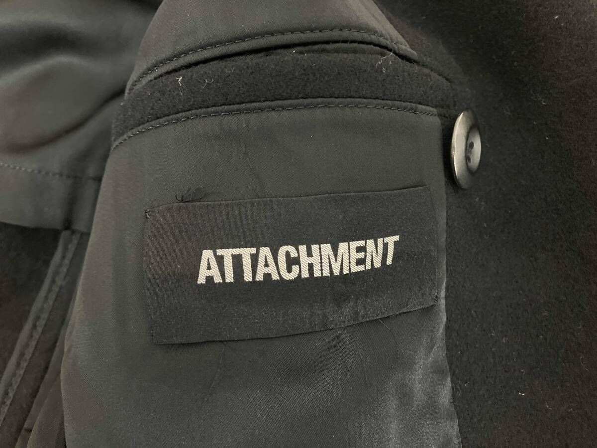 ATTACHMENT ブラック ピーコート サイズ3 ATTACHMENT ブラック ピーコート サイズ3
