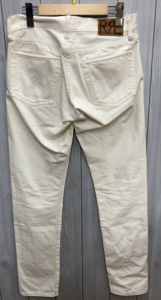 RRL RALPH LAUREN ダブルアールエル ラルフローレン SLIM FIT DENIM PANTS パンツ ホワイト サイズ28