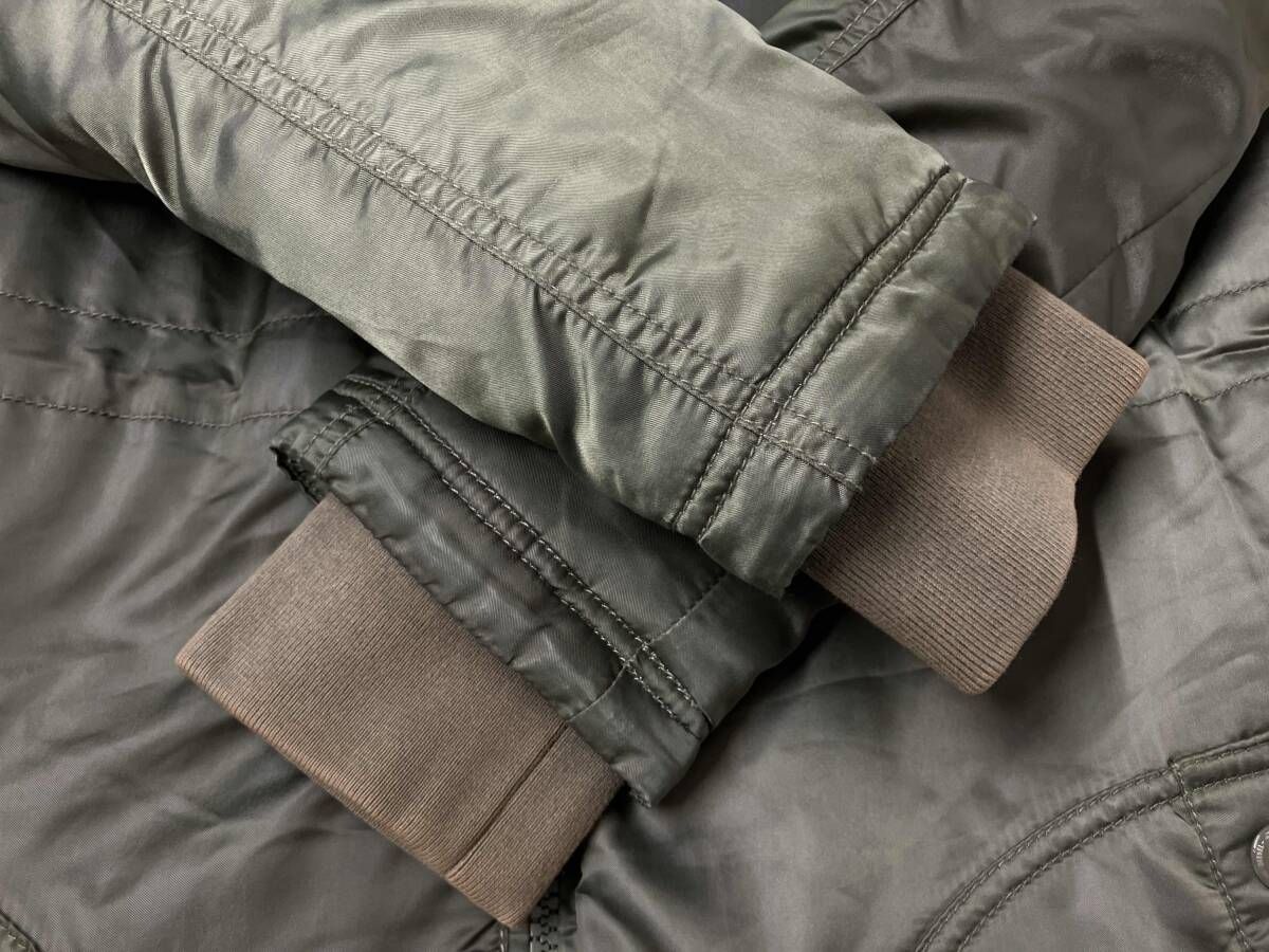 Diesel ディーゼル 中綿ナイロンコート サイズXS グリーン - メルカリ