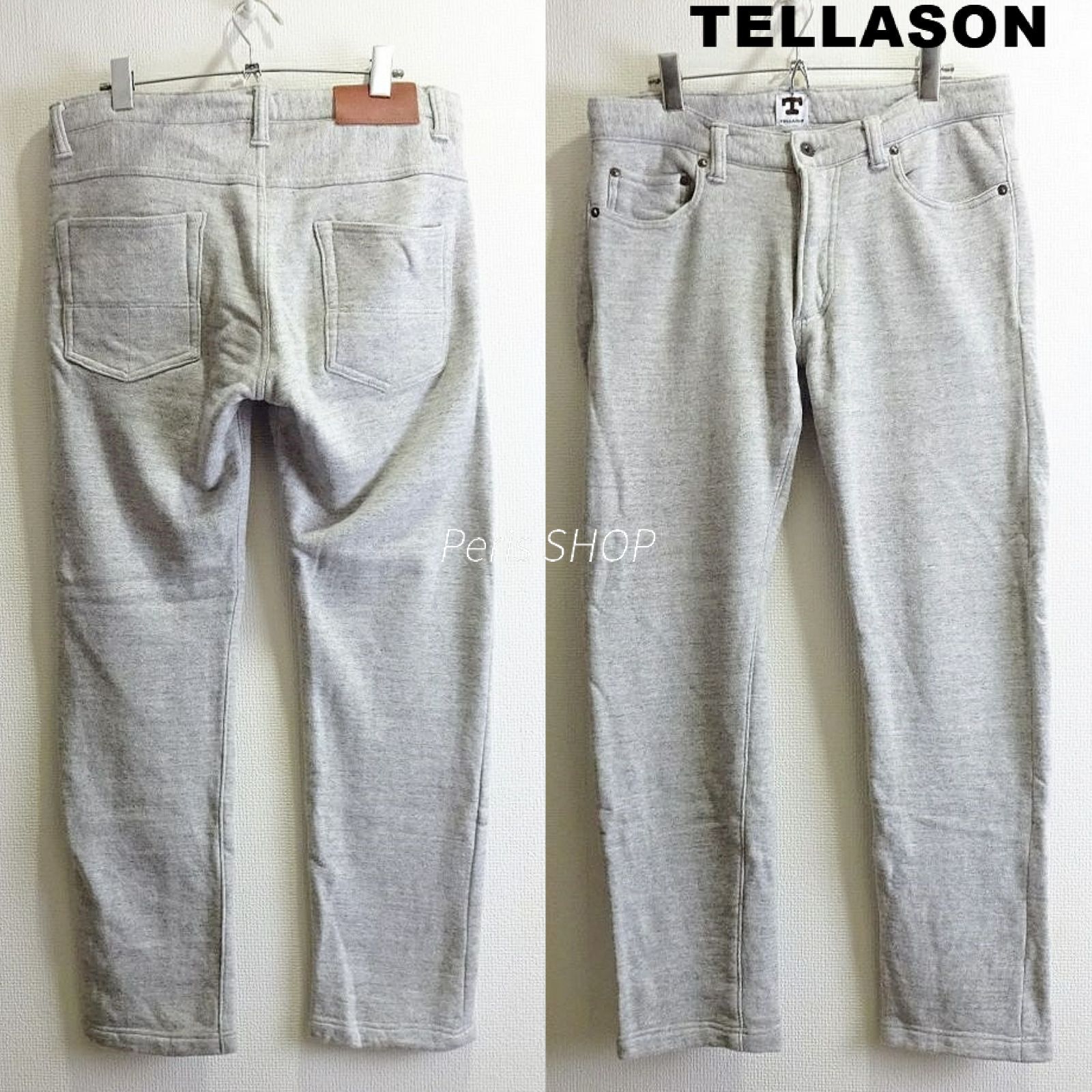 スウェットトラウザーパンツ W 84 cm ストレッチ スリムテーパード メンズ 32 テラソン