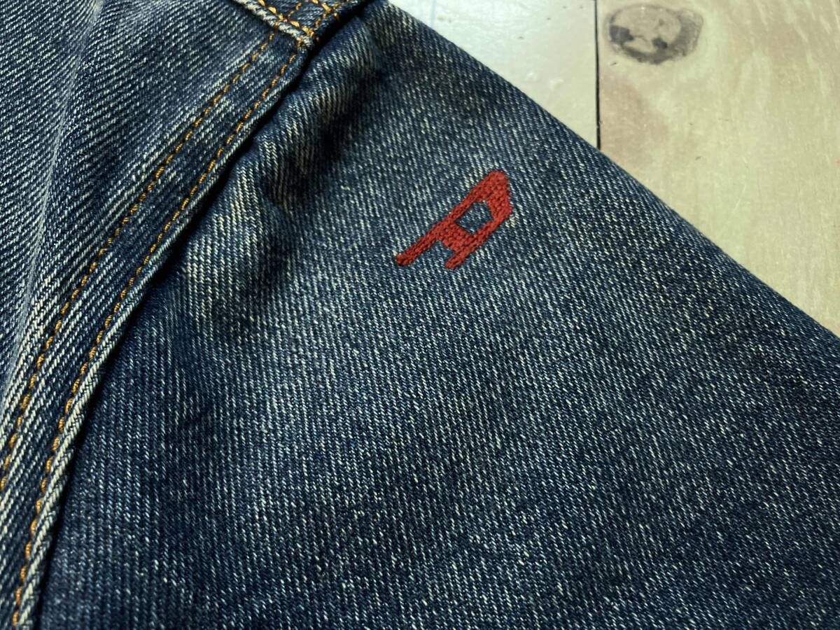 DIESEL ディーゼル ジップアップデニムブルゾン 09l46 インディゴ M