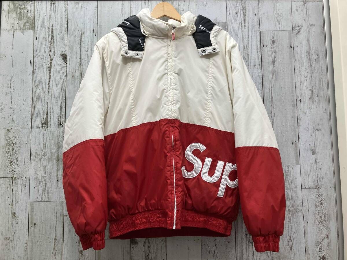 Supreme ナイロンアウター サイズホワイト×レッド系 シュプリーム