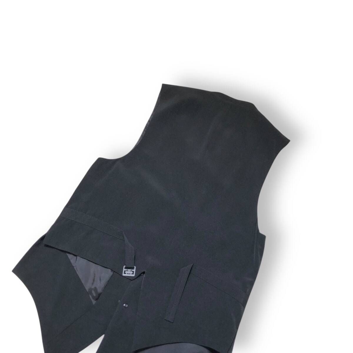 25ss／YOHJI YAMAMOTO POUR HOMME／TA TUXED PLEATED VEST／HP-V09-500