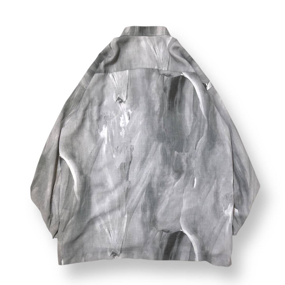 25ss／IM MEN ISSEY MIYAKE／BY CHANGE／長袖シャツ／サイズ3 ブルー系