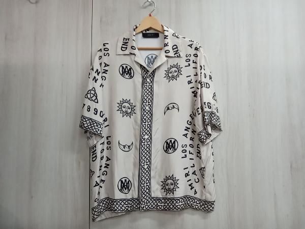 AMIRI アミリ 半袖シャツ OUIJA BOARD BOWLING SHIRTS Lサイズ ベージュ
