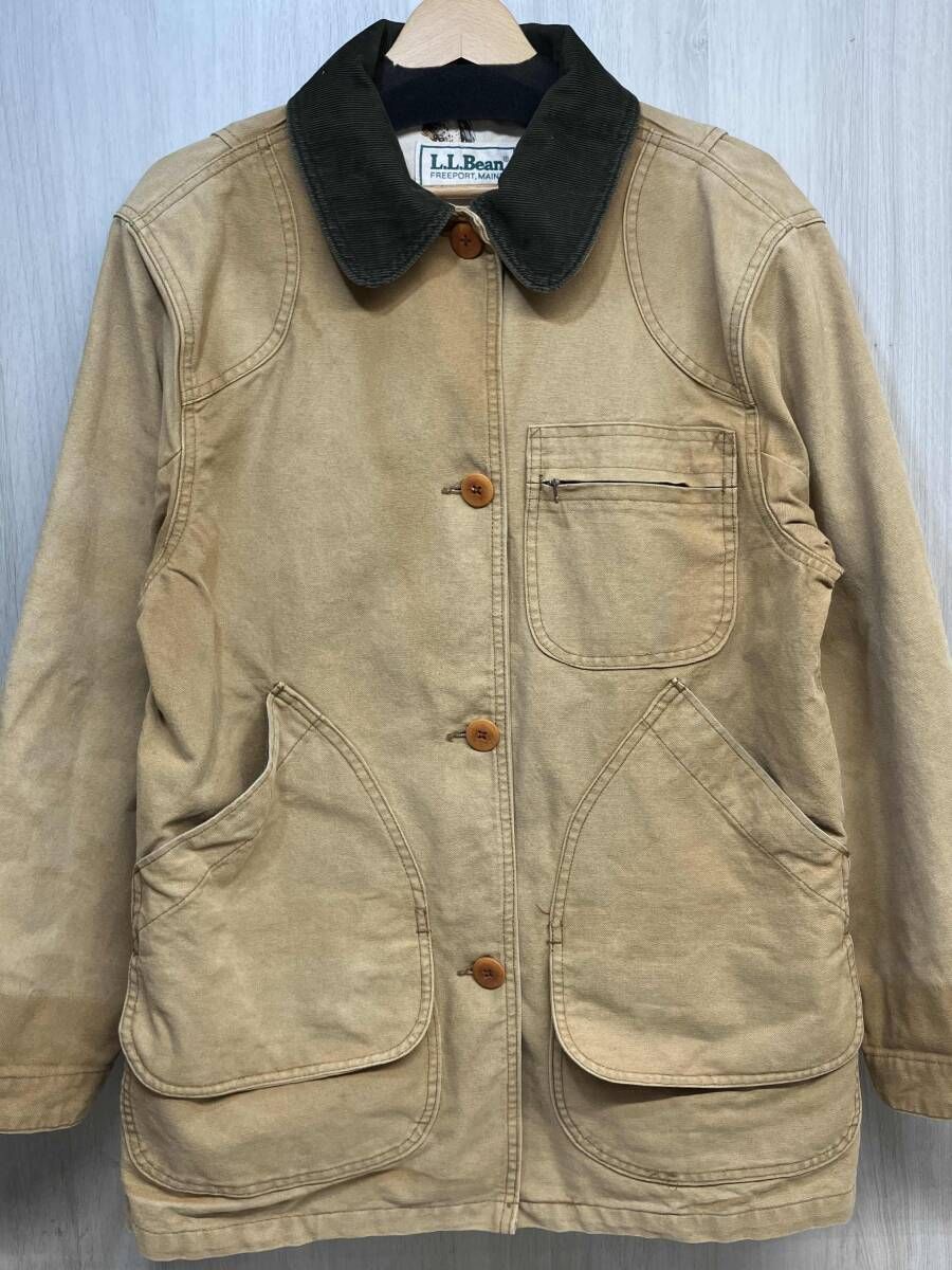 【80s llbean】　ヘチマ襟 ハンティングジャケット　カバーオール 80s llbean】 ヘチマ襟 ハンティングジャケット カバーオール 80s