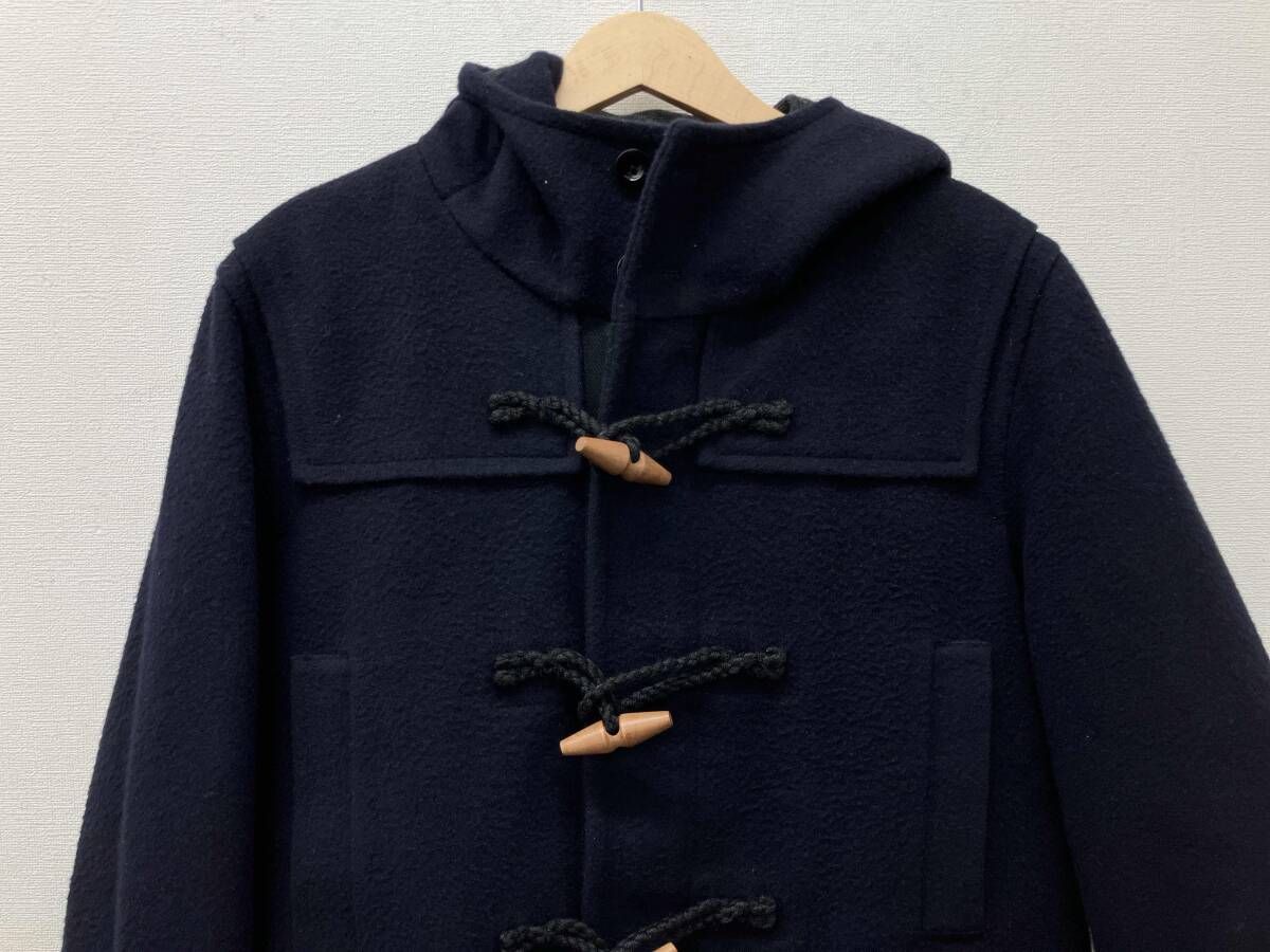 nanamica ナナミカ ウィンドストッパー ウール メルトン ダッフルコート フーディー SUBF 461 ネイビー Mサイズ