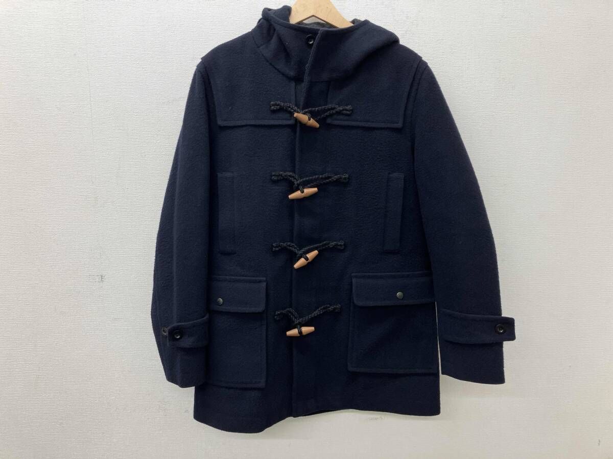 nanamica ナナミカ ウィンドストッパー ウール メルトン ダッフルコート フーディー SUBF 461 ネイビー Mサイズ