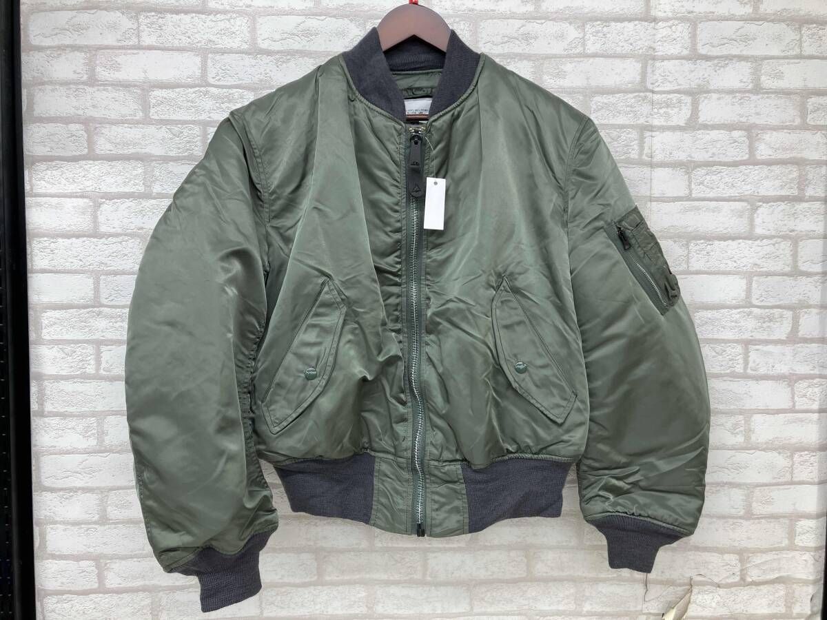 ALPHA MA 1 2000年 アルファ フライトジャケット セージ メンズ LARGE アメカジ ミリタリー