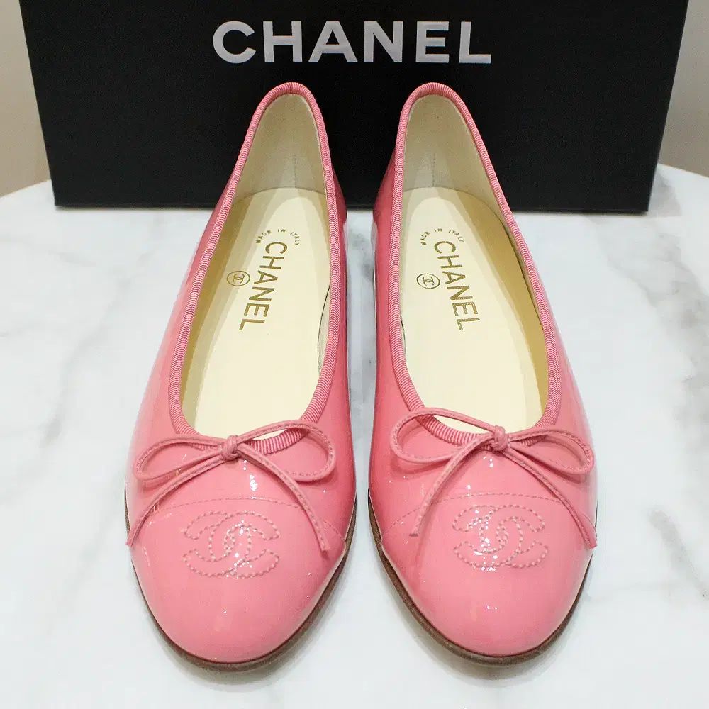ブランドLEE 동래 シャネル ペンダント バレリーナ フラット シューズ 37