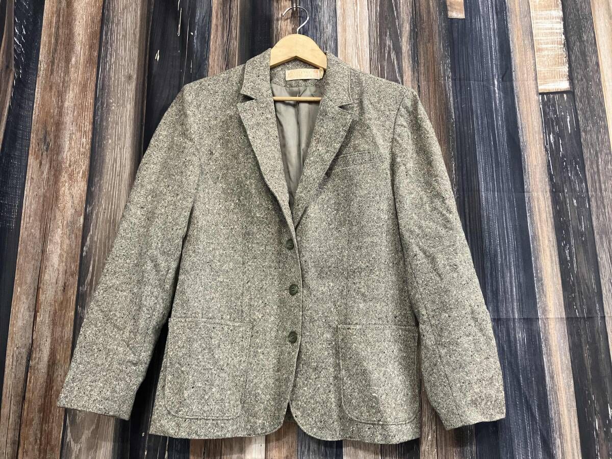 70's USA製 PENDLETON ペンドルトン テーラードジャケット グレー系