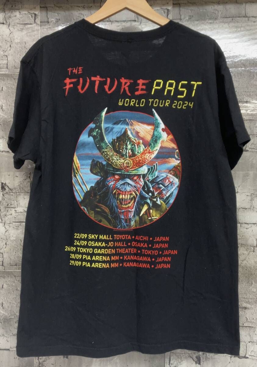 IRON MAIDEN アイアンメイデン 半袖Tシャツ THE FUTURE PAST WORLD TOUR 2025 サイズXL ブラック