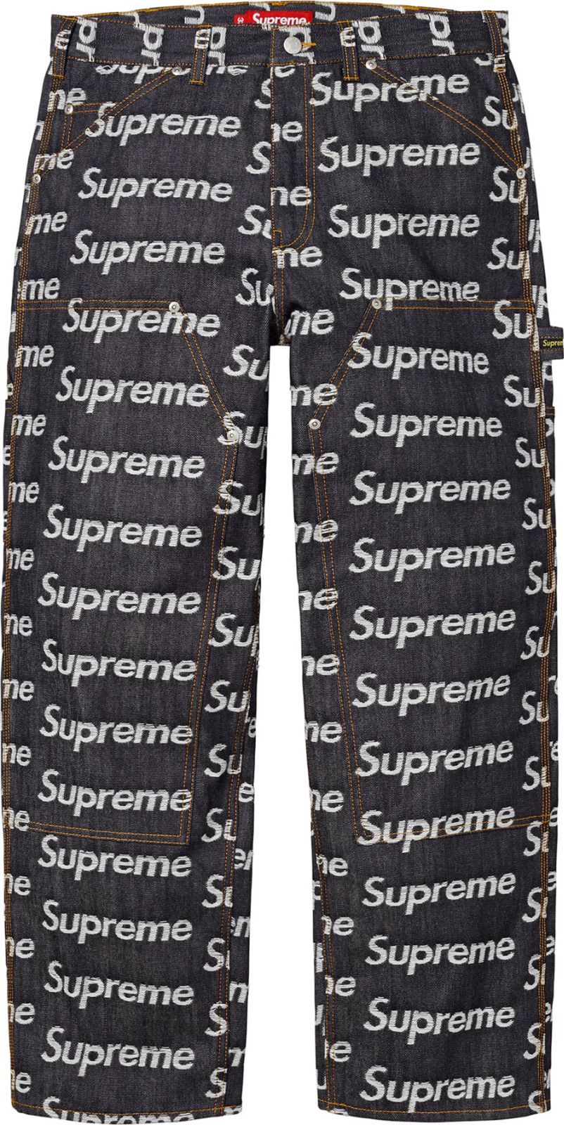 パンツ Supreme Jacquard Logos Double Knee Denim Supreme 25aw Jacquard Logos Double Knee Denim Painter Jean 30