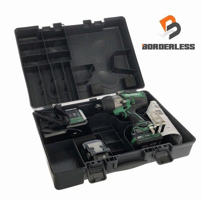 HiKOKI ハイコーキ 36 V コードレスインパクトレンチ WR DA 2 XPZ バッテリ 2.5 Ah 充電器 ケース付119974