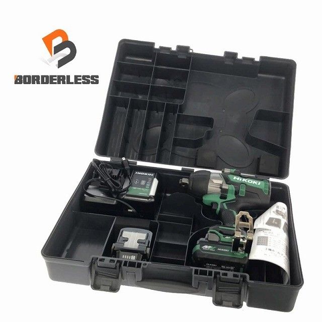 HiKOKI ハイコーキ 36 V コードレスインパクトレンチ WR DA 2 XPZ バッテリ 2.5 Ah 充電器 ケース付119974