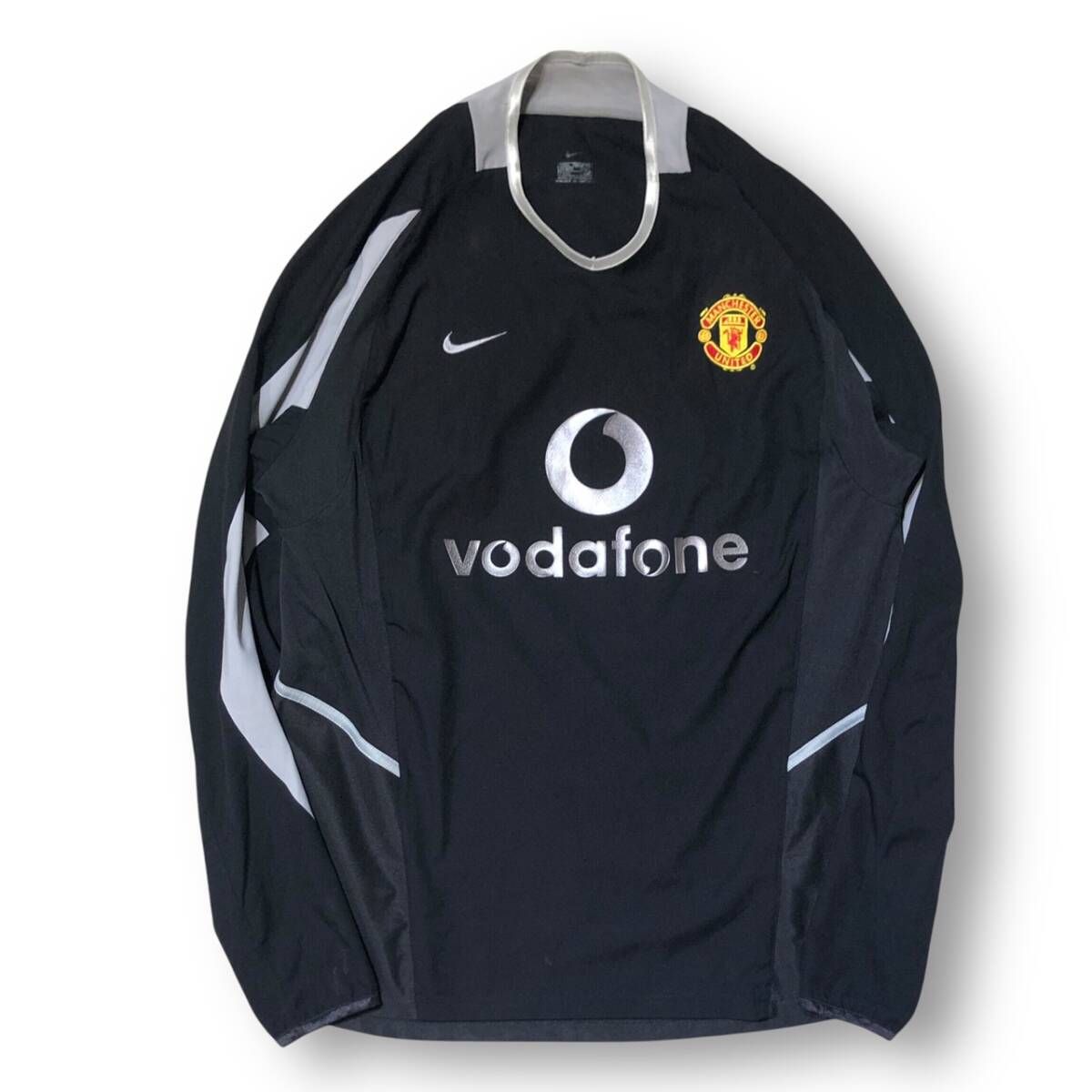 00s OLD NIKE マンチェスター ゲームシャツ 半袖Tシャツ ブラック