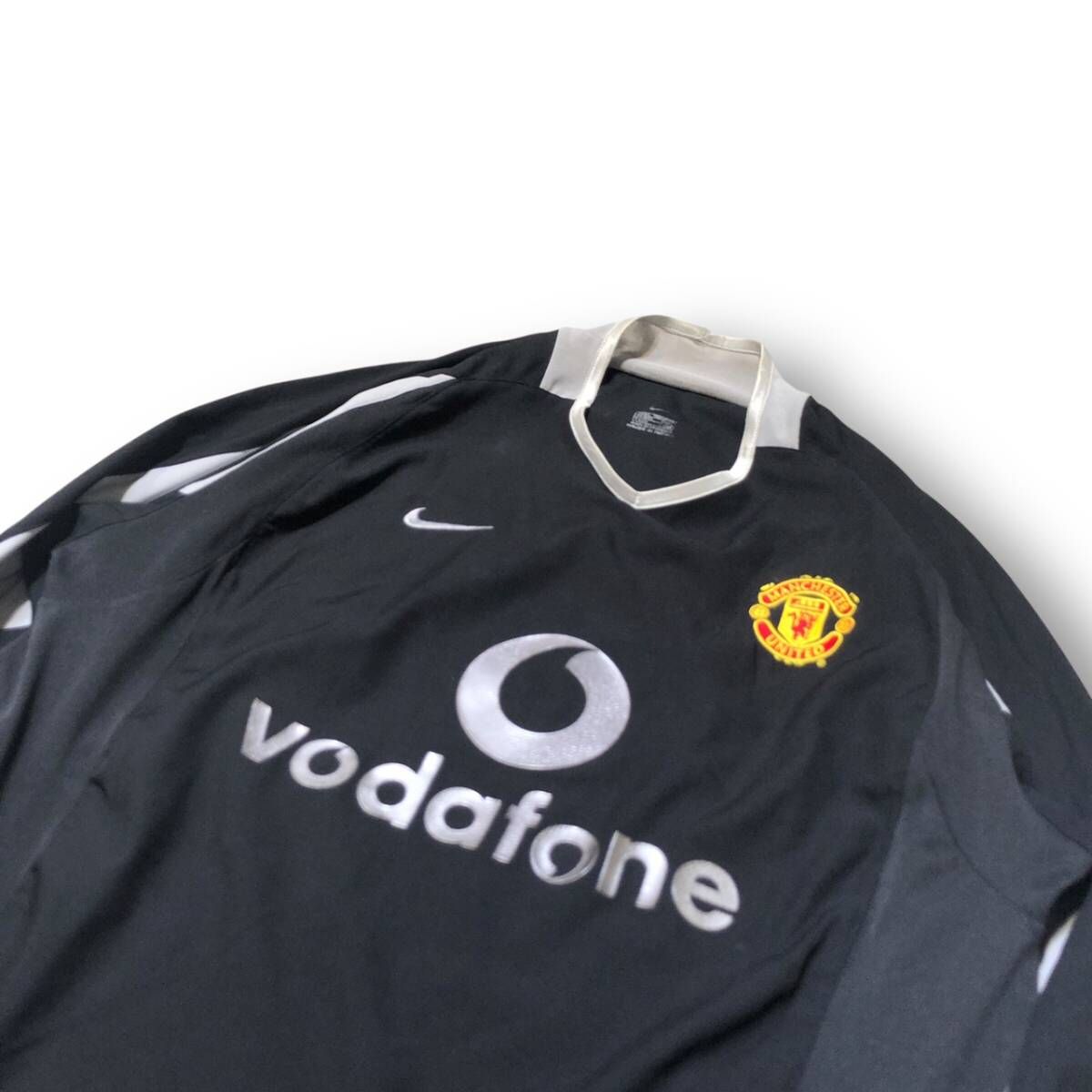 00s OLD NIKE マンチェスター ゲームシャツ 半袖Tシャツ ブラック