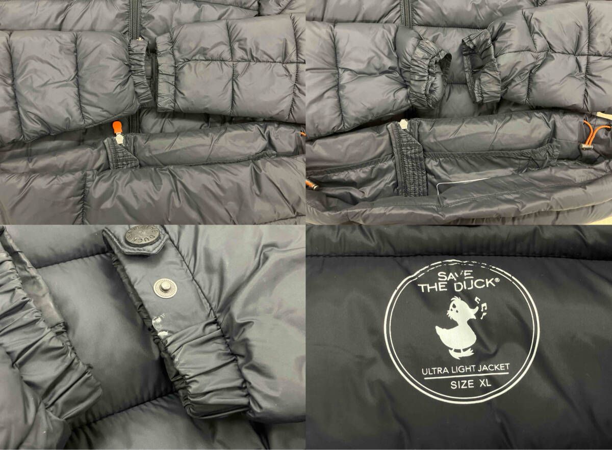 SAVE THE DUCK / ダウンジャケット/XL/ナイロン/グレー/12T-1593008/フルジップ SAVE THE DUCK セーブ ザ ダック ナイロン ダウンジャケット 12T