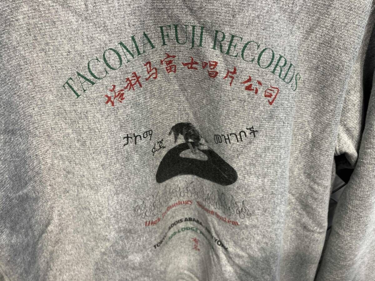 TACOMA FUJI RECORDS／sweat スウェット グレー タコマフジレコード
