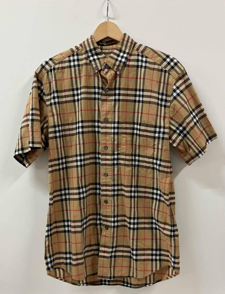 バーバリー 半袖シャツ 8002927 ノバチェック サイズM