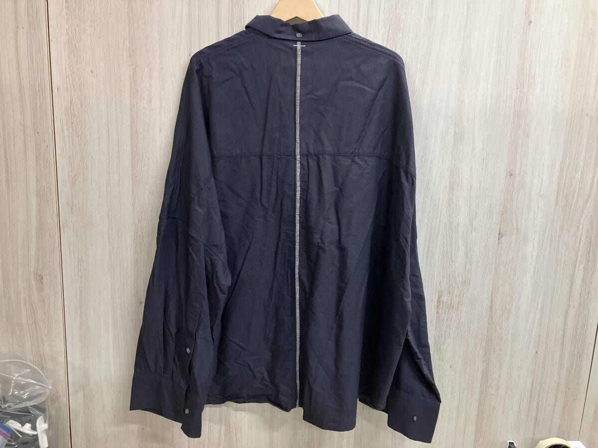 SHINYA KOZUKA シンヤコズカ GIANT SHIRT 2403SK02 サイズL ネイビー
