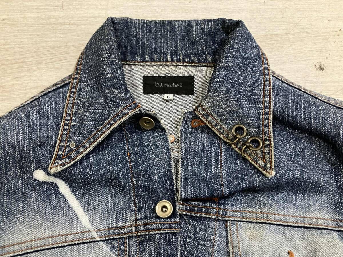 通年 led rechwe レッドリーチュエ デニムジャケット ヴィンテージ Y2K