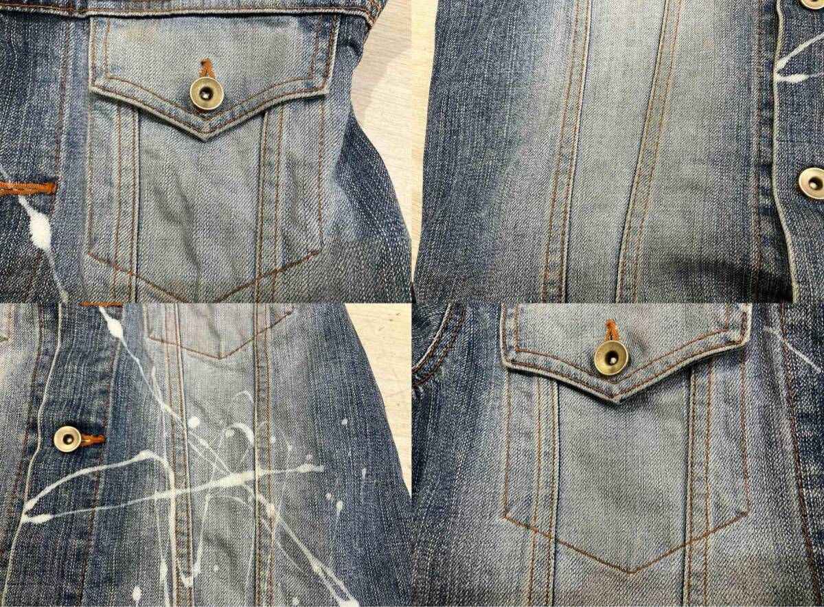 通年 led rechwe レッドリーチュエ デニムジャケット ヴィンテージ Y2K