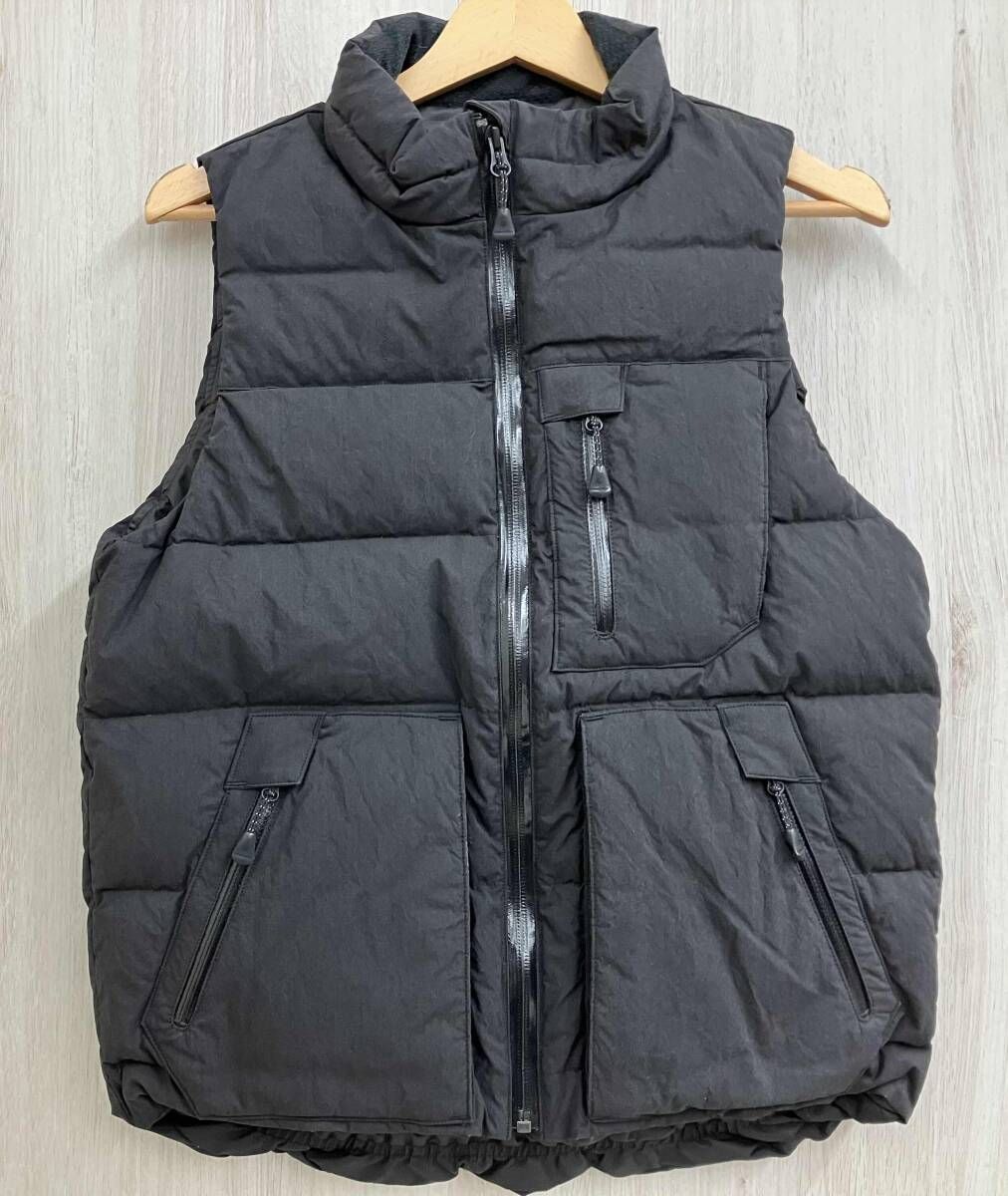 ブラック SNOW PEAK JK-16AU008 ダウンベスト 黒 - メルカリ