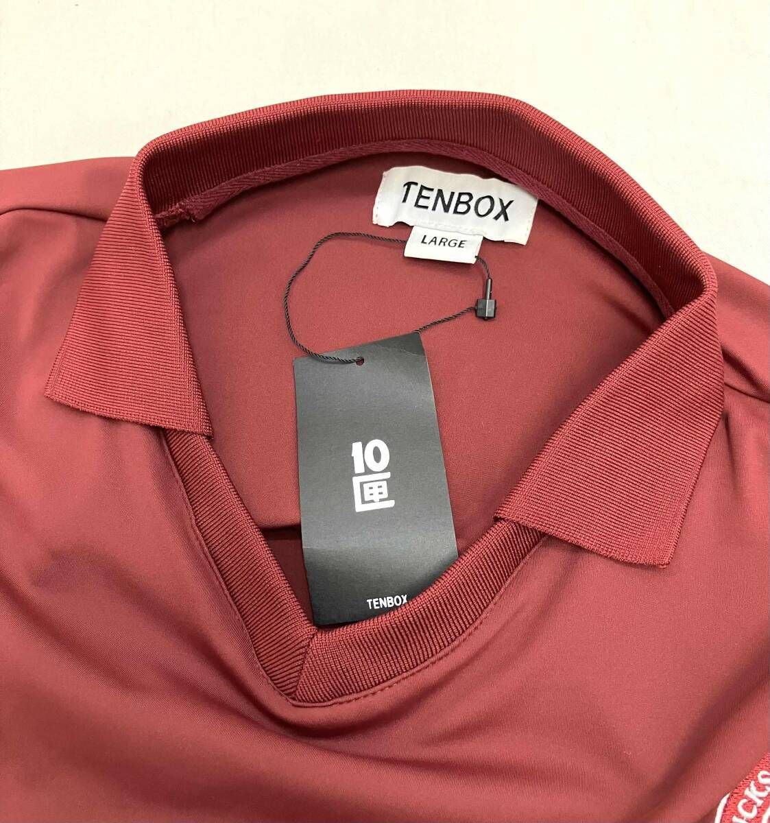 【新品未使用タグ付き】TENBOX 2wayゲームシャツ ネイビー Lサイズ タグ付］10匣 TENBOX CONVERTIBLE GAME SHIR テンボックス