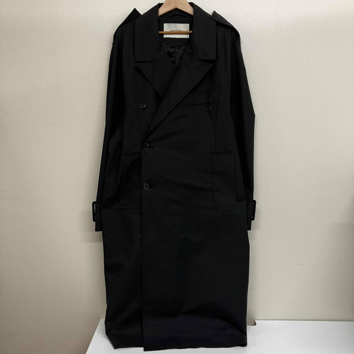 entire studios WELLINGTON COAT BLACK エンタイアスタジオ 