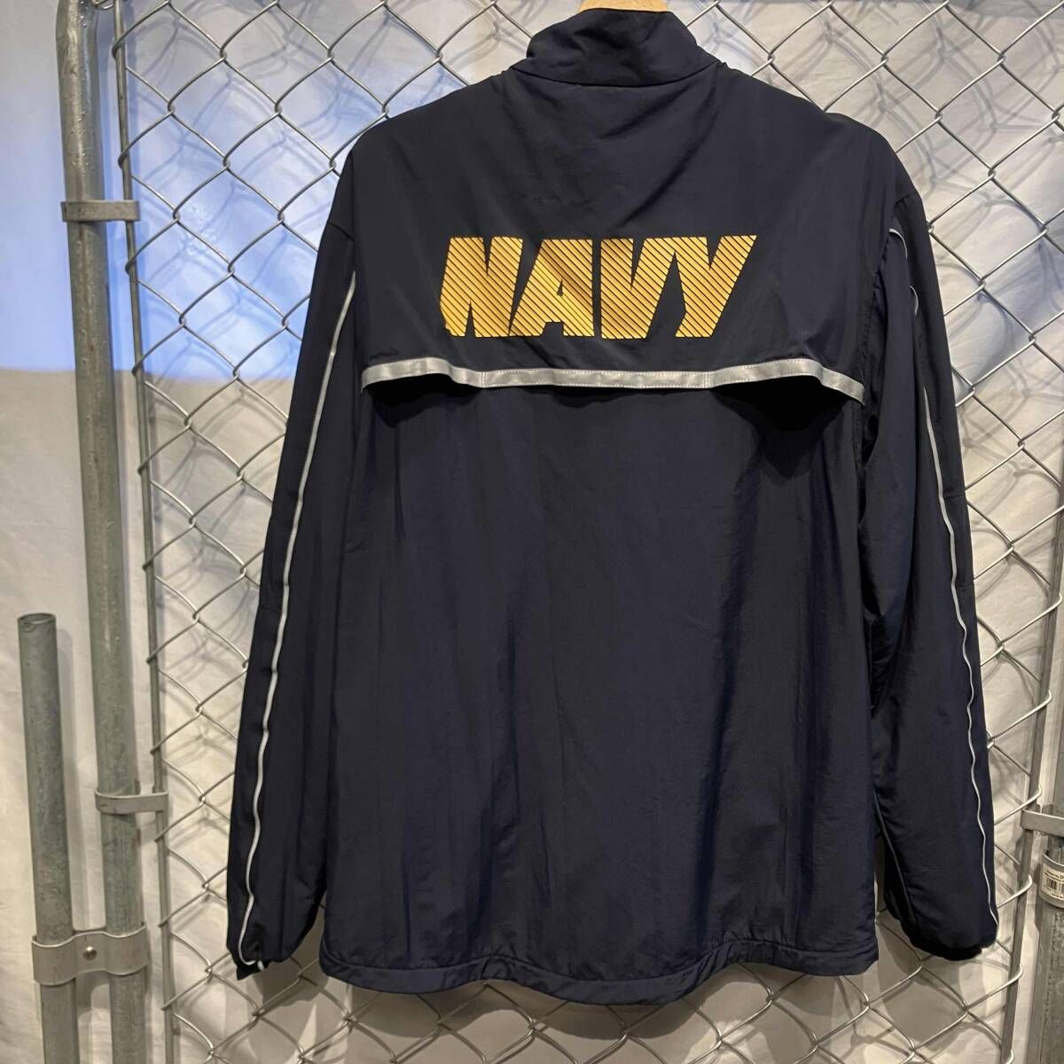 NAVY RUNNING JACKET USA製 ナイロンジャケット USNAVY size SMALL 