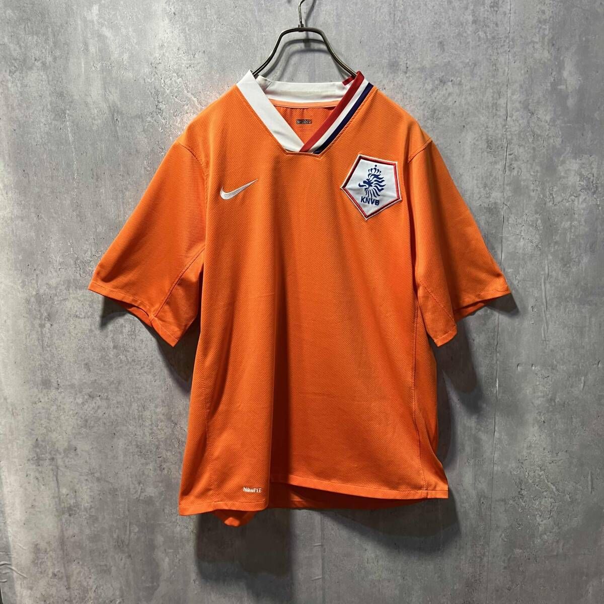 OLD NIKE オランダ代表ゲームシャツ 半袖Tシャツ オレンジ オールド