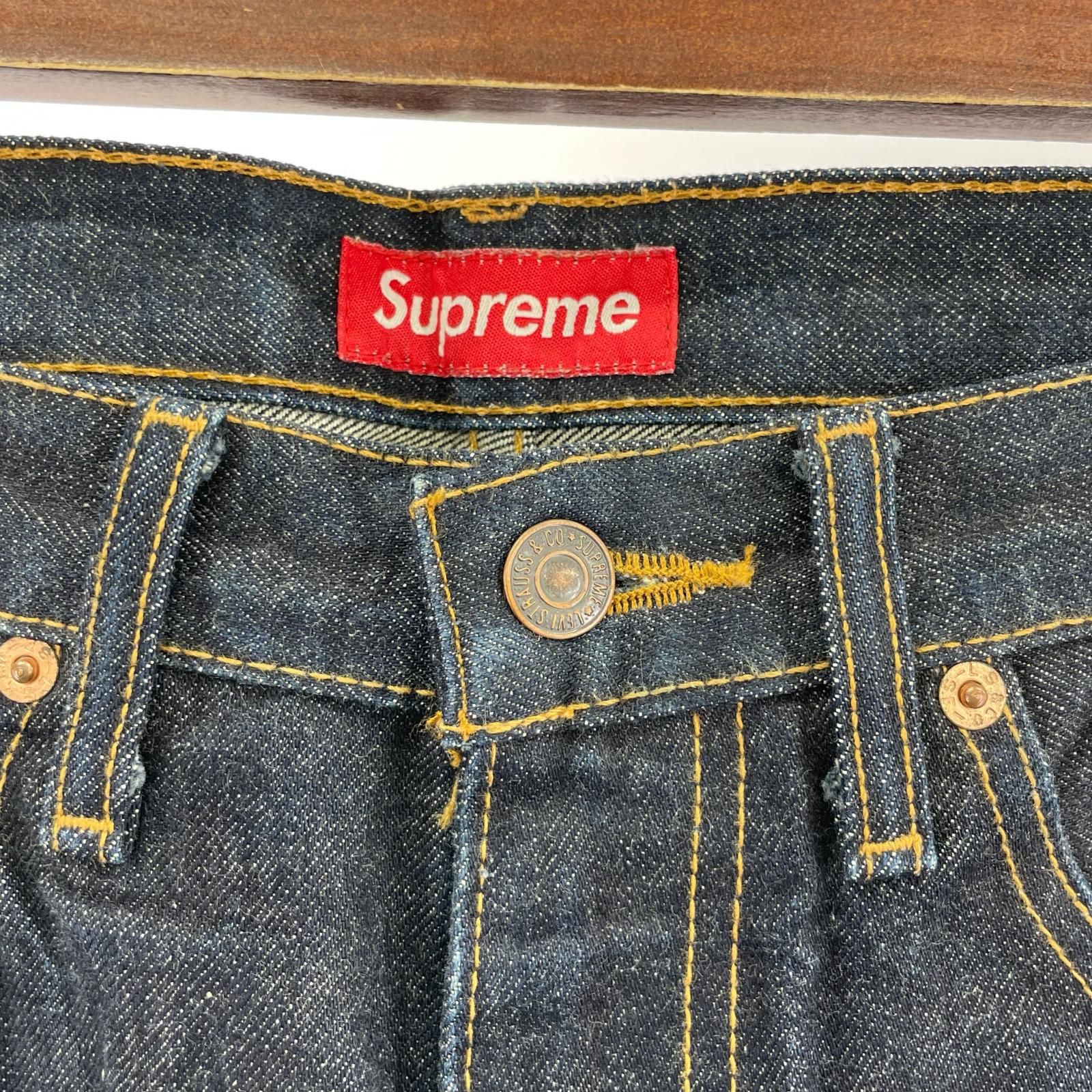 Levi s×SUPREME デニムパンツ W 32 L