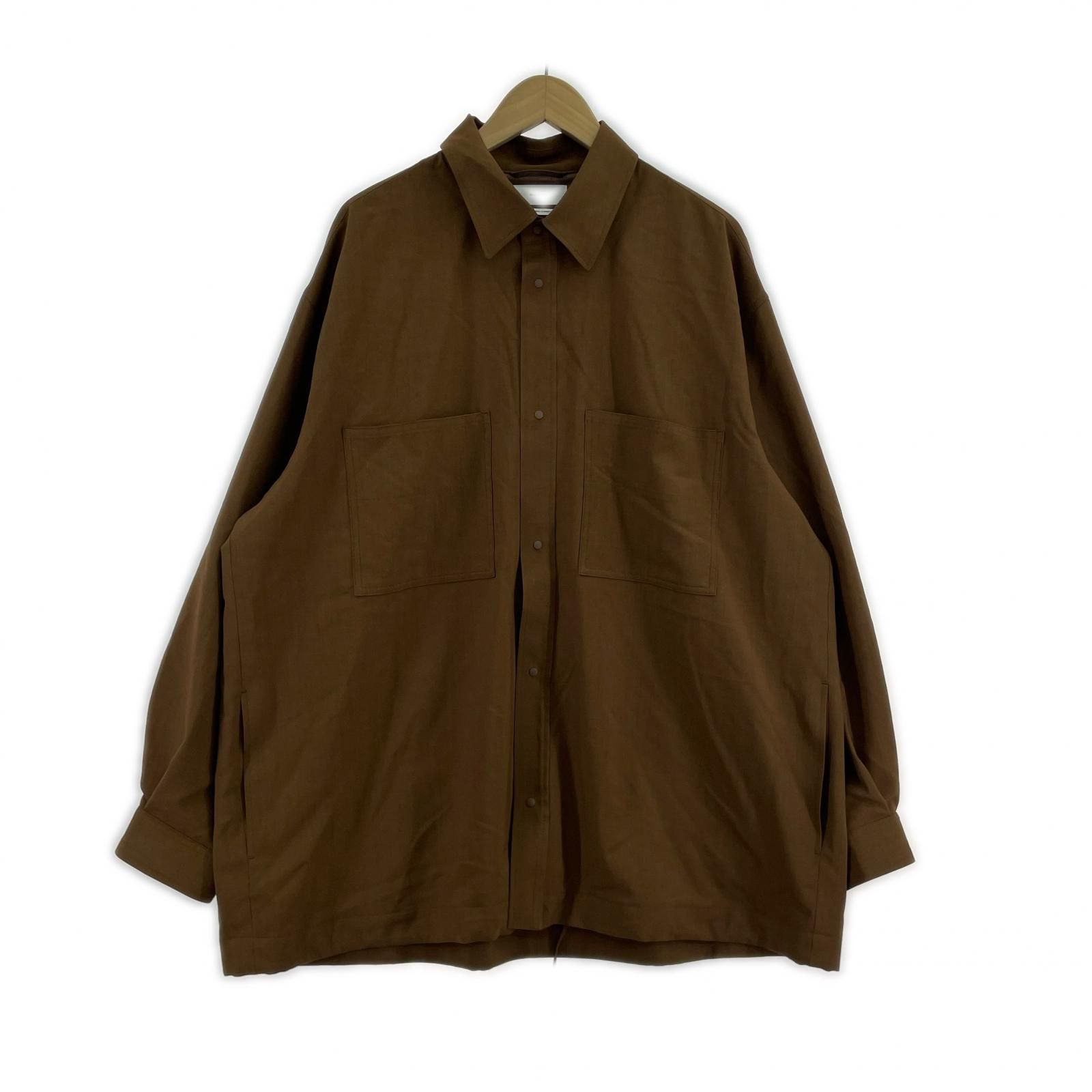 graphpaper Tropical Wool Shirt Jacket ブラウン 2 - メルカリ