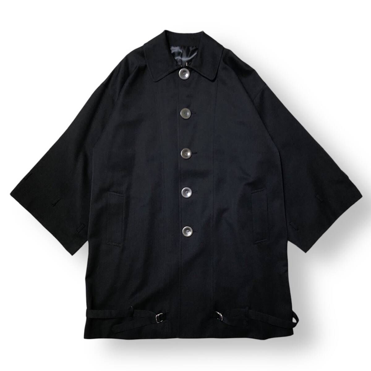 JEAN PAUL GAULTIER FEMME archive coat デカボタン裾ベルトコート