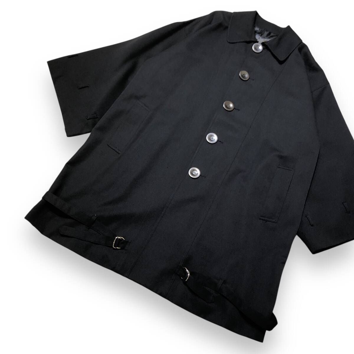 JEAN PAUL GAULTIER FEMME archive coat デカボタン裾ベルトコート