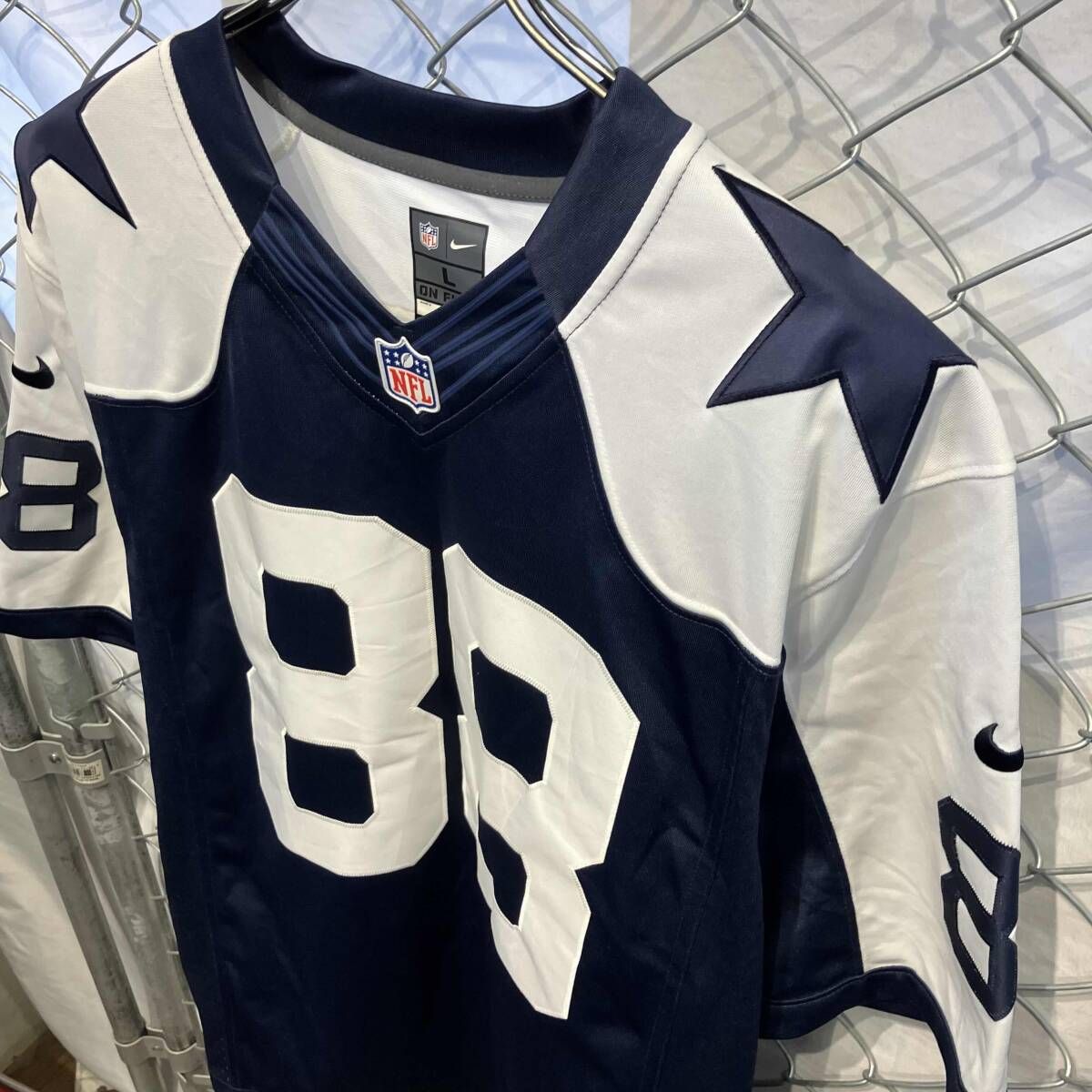 NIKE × NFL ダラスカウボーイズ 半袖Tシャツ size L ネイビー