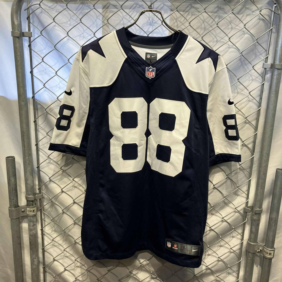 NIKE × NFL ダラスカウボーイズ 半袖Tシャツ size L ネイビー