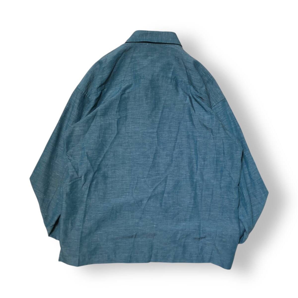 IM MEN ISSEY MIYAKE 長袖シャツ HYBRID SHIRT 3サイズ ブルー