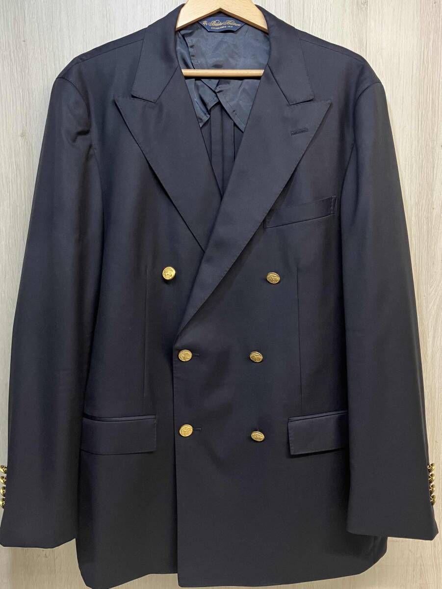 最高級カシミヤ100%✨ブルックスブラザーズ テーラードジャケット REGENT Brooks Brothers REGENT FIT ダブル ブレスト ブレザー ブルックス