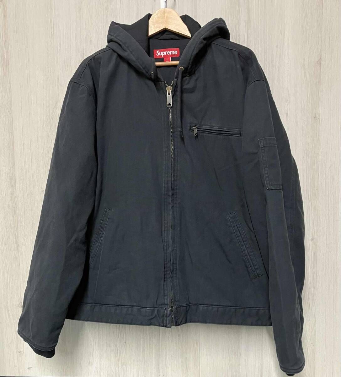Supreme Thrasher ブラック ジャケット Lサイズ Supreme®/Thrasher® Hooded Work Jacket | Supreme 24fw