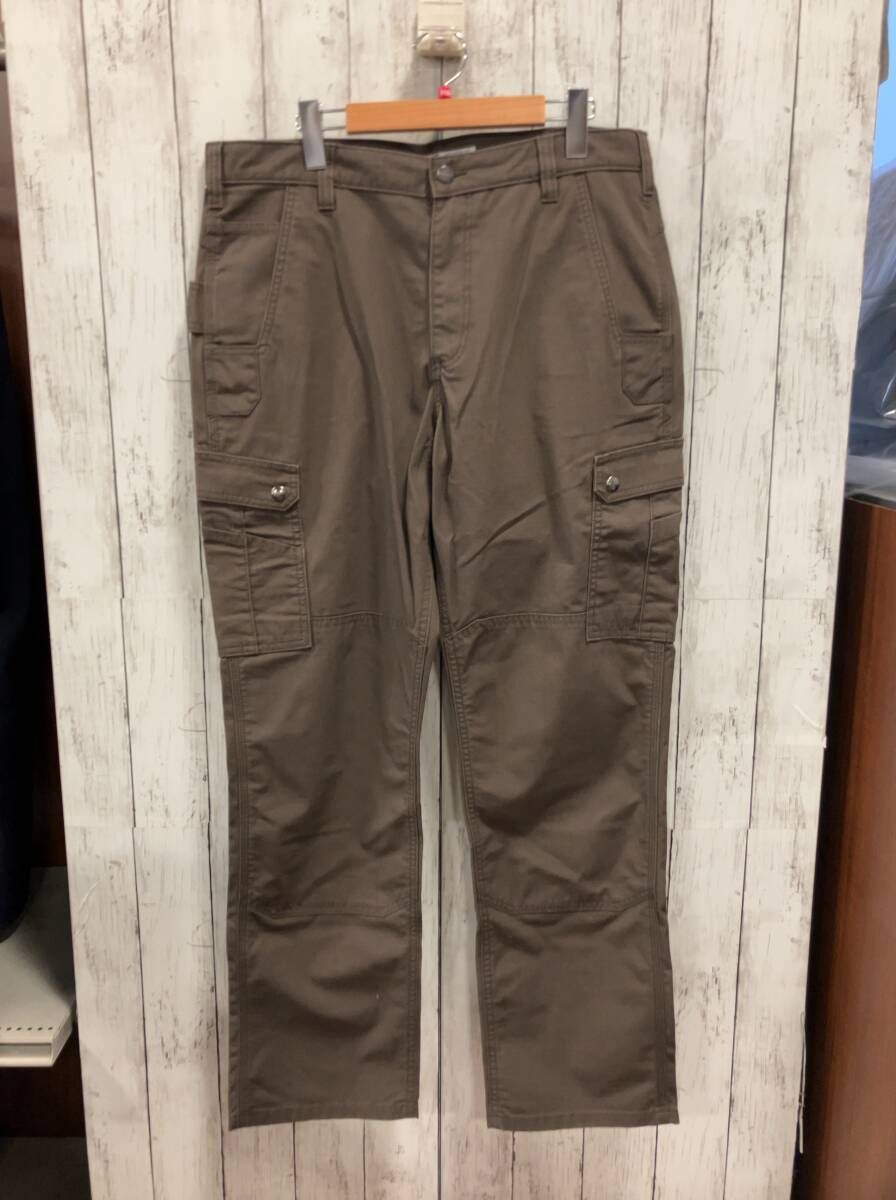carhartt カーハート カーゴパンツ BN 5461-M バングラデシュ製 ブラウン RELAXED STRAIGHT RIPSTOP DOUBLE-FRONT