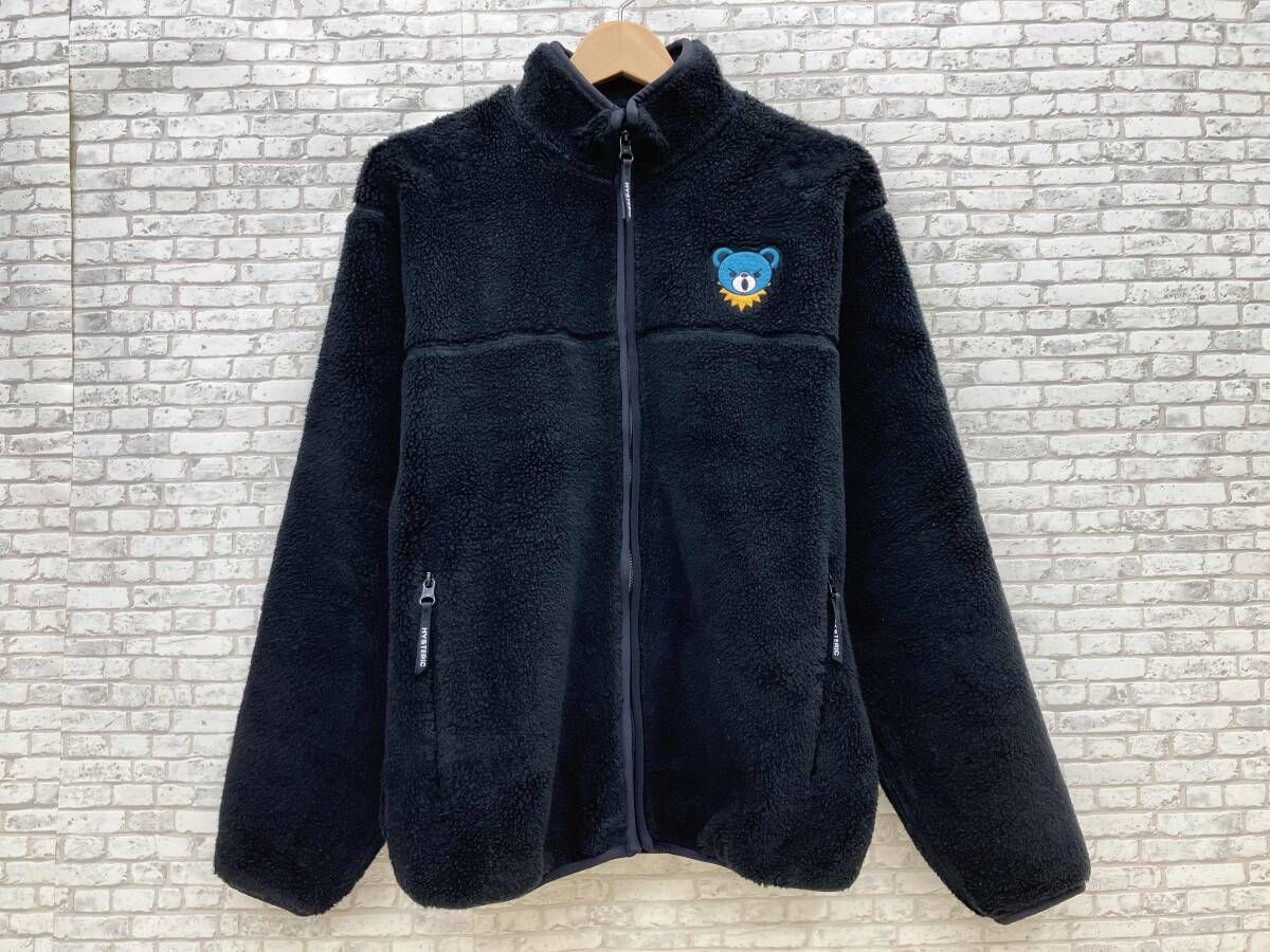 ヒステリックグラマー ジップアップフリースジャンパー HYSTERIC GLAMOUR ヒステリック グラマー フリース ジップアップ