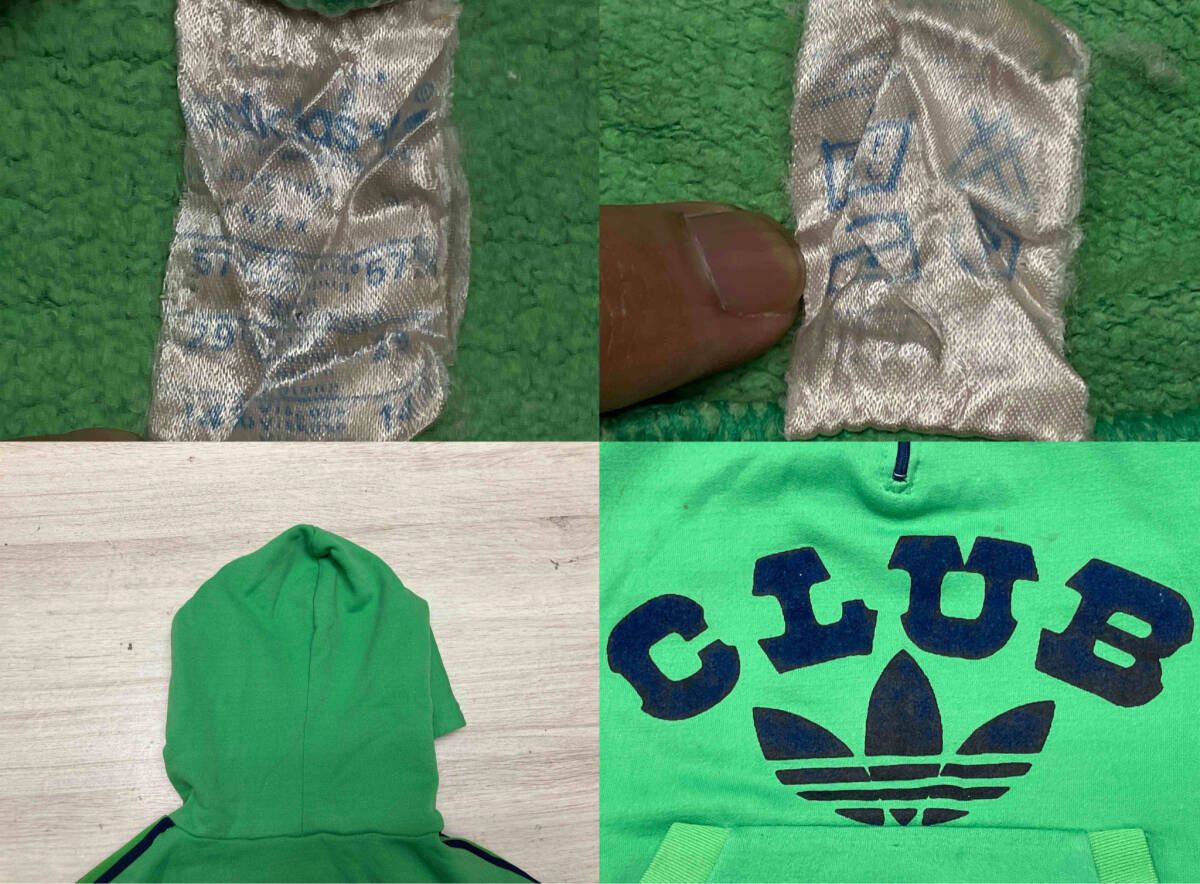 adidas/アディダス VENTEX 70s フランス製 ハーフジップパーカー